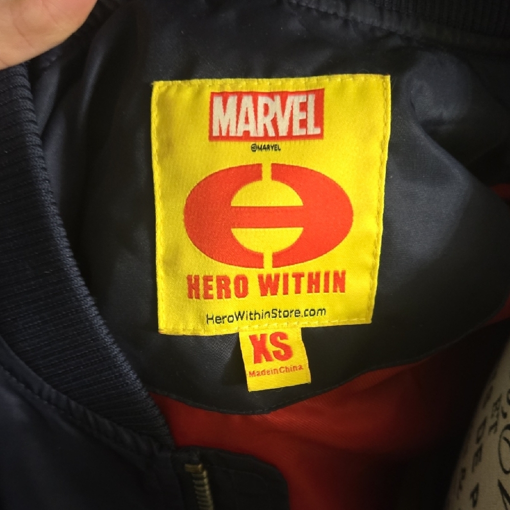 Marvel Hero Within Navy Jacket - image 2